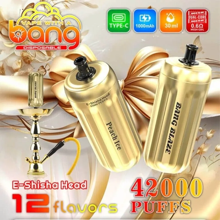 Bang-Blaze-E-Shisha-Head-42000-Puffs-800x800-1-768x768 Bang gold 42K puffs Disposable vape - Image 1