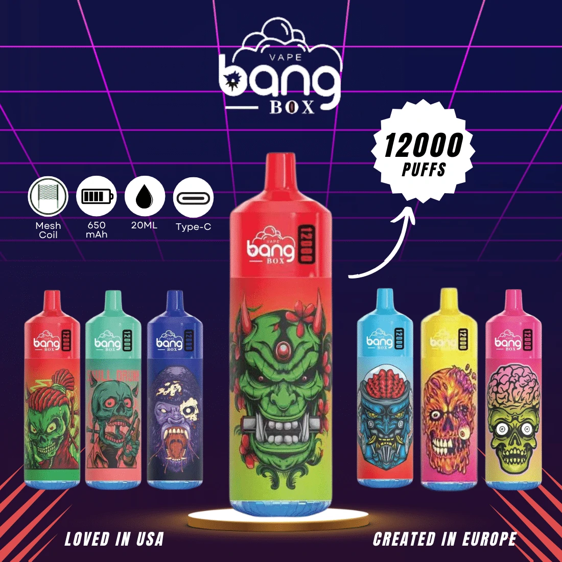Bang-Box-12000-Puffs-Disposable-1 Bang Tornado 12000 puffs Disposable vape - Image 1