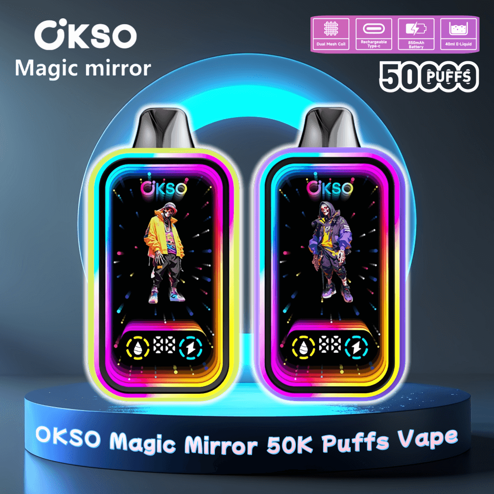FDVAPE-OKSO-Magic-Mirror-50000-50K-Puffs-Vape-Pen-Factory-Direct-1 OKSO Magic mirror 50k Disposable vape - Image 1