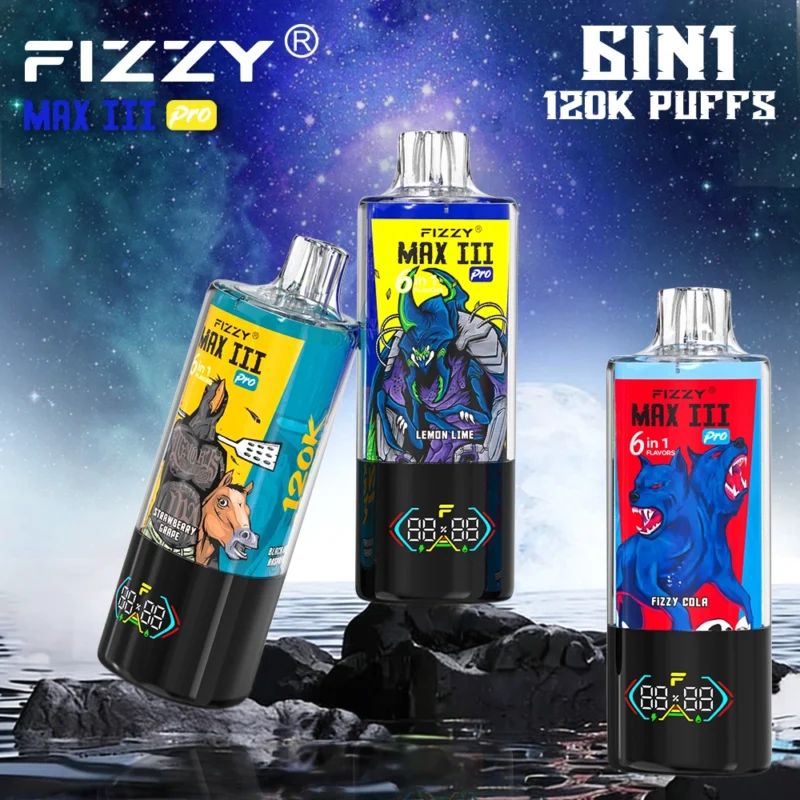 Fizzy-MAX-III-PRO-120K-PUFF-banner-vaporeur8-800x800 Fizzy MAX III PRO 120K PUFF Disposable vape - Image 1
