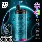 zooy king triple 80000 Disposable vape