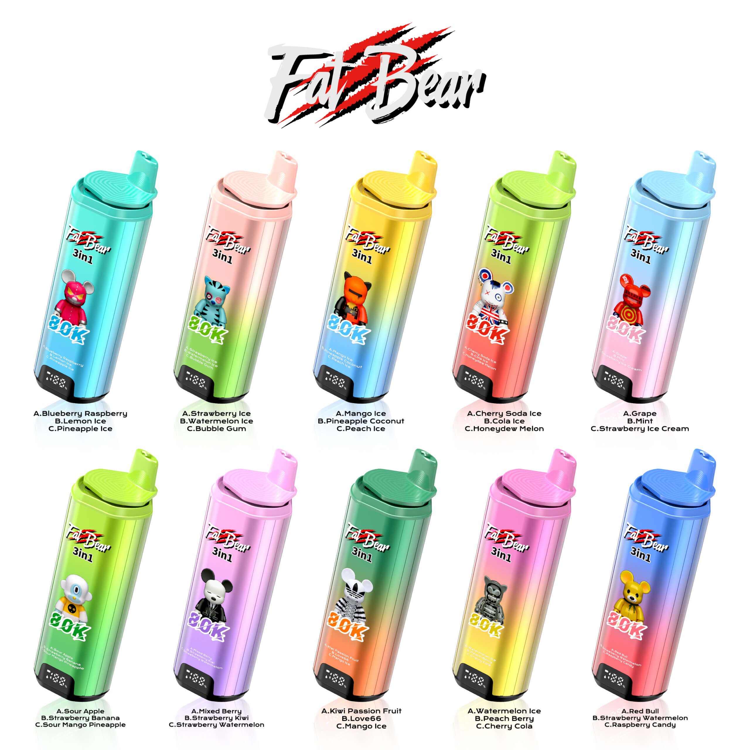 aim-fatbear-80000-80k-puffs-58ml-600mah-einweg-vape-12 AIvono FEAT BEAR 80K PUFFS Disposable vape - Image 1