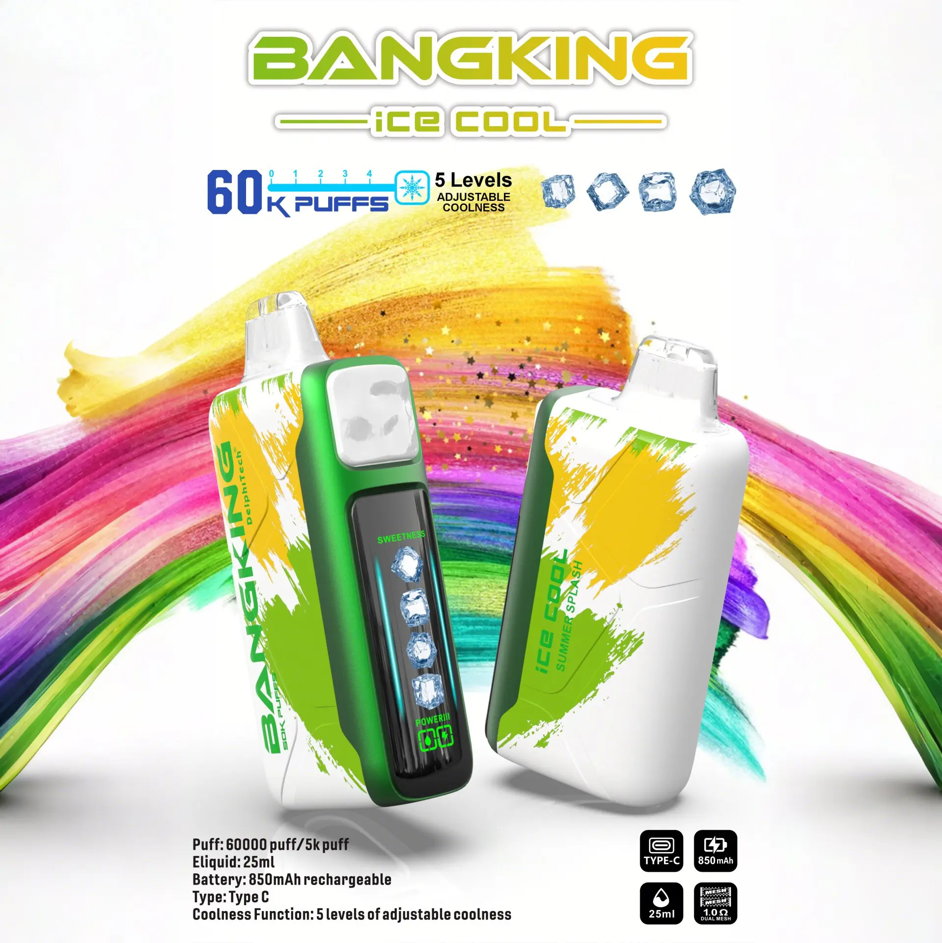 bang-king-ice-summer-splash.jpg Bang ice cool 60k Disposable vape - Image 1
